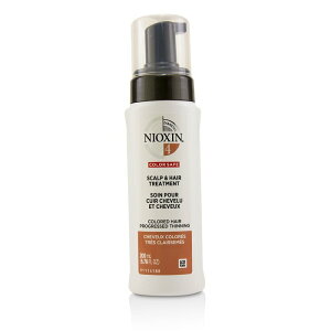 �i�C�I�L�V�� �_�C�����[�^�[ �V�X�e�� 4 �X�J���v �w�A �g���[�g�����g (�J���[ �w�A, �v���O���X �V���j���O, �J���[ �Z�[�t) 200ml Nioxin Diameter System 4 Scalp Hair Treatment (Colored Hair, Progressed Thinnin