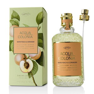 4711 �A�N�A �R���j�A �z���C�g�s�[�` �R���A���_�[ EDC SP 170ml 4711 Acqua Colonia White Peach Coriander Eau De Cologne 170ml �������� �y�y�V�C�O�ʔ́z