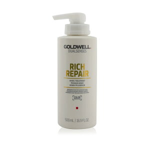 �S�[���h�E�F�� �f���A���Z���X ���b�`. 60Sec �g���[�g�����g (�_���[�W�w�A�p) 500ml Goldwell Dual Senses Rich Re. 60Sec Treatment (Regration For DamAed Hair) 500ml �������� �y�y�V�C�O�ʔ́z