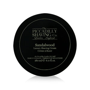 The Piccadilly Shaving Co. Sandalwood Luxury Shaving Cream 180g The Piccadilly Shaving Co. Sandalwood Luxury Shaving Cream 180g  yyVCOʔ́z