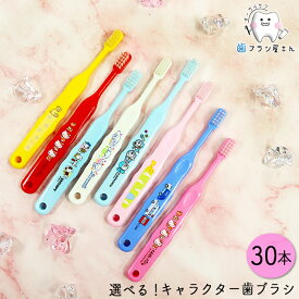 【40%OFFクーポン有 03/19 09:59迄】Ci キャラクター500シリーズ 30本 | トミカ ハローキティ ドラえもん シナモロール スヌーピー なまえ 歯ブラシ ふつう やわらかめ 子供 子供用歯ブラシ 乳幼児 小学校低学年 使いやすい まとめ買い 歯科専売品