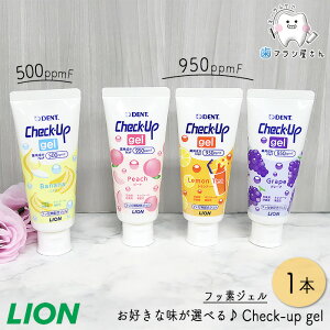RɂDȖIׂ LION DENT. Check up gel 60g 1{ |  `FbNAbv WF s[` eB[ O[v (950mmpF) oii (500ppmF) q tbf ܂Ƃߔ Ȑꔄi