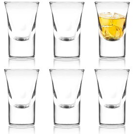 6個セット ショットグラス 30ml 1オンス ショットグラス ウイスキー ショットグラス テキーラ 小さい バー ショットグラス エスプレッソ ショットグラス コンパクト コンパクト ショットグラ