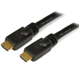 StarTech.com 15m ハイスピードHDMIケーブル 4k対応HDMI(オス)-HDMI(オス)ケーブル ウルトラ/Ultra HD 4k x 2k解像度対応 ブラック HDMM15M