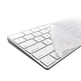 対応: Apple Magic Keyboard キーボードカバー - ノートパソコン ノートPC QWERTY配列 防塵 透明