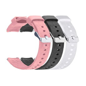 FitTurn Bands Compatible with Umidigi Uwatch 2S Smart Watch Band 22mm Silicone Quick Release Colorful Watch Silicone Band Straps for Umidigi Uwatch 2S smartwatch (Pink+Gray+White)