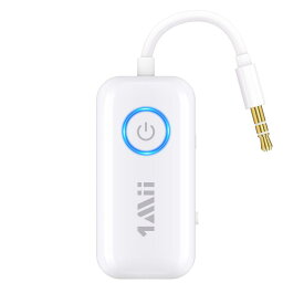 1Mii Bluetooth トランスミッター レシーバー 一台二役 ブルートゥース 低遅延Bluetooth5.3 送信機 受信機 リモート多機能 デュアルリンク aptX Adaptive/aptX LL/aptX HD/AAC/AUX対応 イヤホンジャック 3.5mm TV/