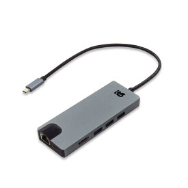 ラトックシステム HDMI、有線LAN、USBメモリーをひとまとめ USB Type-C マルチアダプター RS-UCHD-PHL3