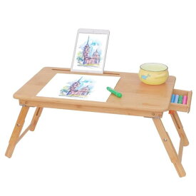 子供 テーブル 学習机 折り畳みテーブル ミニテーブル ベッド机 ノートパソコンデスク ローテーブル 木製 ベッドテーブル 引き出し付き お絵描き用テーブル 小さいテーブル 高さ調整
