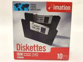 イメーション 3.5インチフロッピーディスク DOS/Vフォーマット 10枚入 紙箱×1 US仕様品 MF2HD10P(IBM)-O