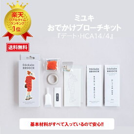 めざましテレビ めざましTV まいにちランキング ミユキ おでかけブローチ ビーズブローチキット ハンドメイド クラフト おでかけブローMIYUKI（ミユキ）おでかけブローチキットハンドメイドアクセサリーキット『デート・HCA14/4』