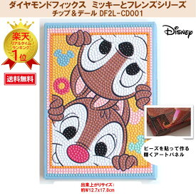 ダイヤモンドフィックス ディズニー Disney ミッキー ミッキーマウス チップ＆デール ダイアモンドアート ビーズ キャンバス 手芸【ダイヤモンドフィックス】【ミッキーとフレンズシリーズ】Disney チップ＆デール DF2L-CD001