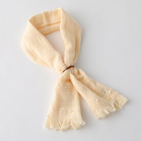 ショール ストール　肩掛け ひざ掛け マフラー オリム ORIMU コットンガーゼマフラー　今治タオル　冷え オリム（ORIM） 　ひんやりコットンマフラー 　VD-1500 【1.クリーム】