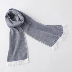 オリム ORIMU コットンガーゼマフラー　マフラー 今治タオル　ショール　ストール　冷え 肩掛け ひざ掛け オリム（ORIM）コットンガーゼマフラーVB-1500 【5.インディゴ】