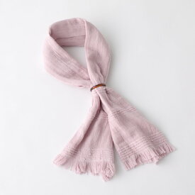 ショール ストール　肩掛け ひざ掛け オリム ORIMU コットンガーゼマフラー　マフラー 今治タオル　冷え オリム（ORIM）ひんやりコットンマフラーVD-1500 【3.パープル】