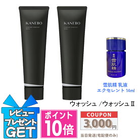 ★ポイント10倍＆割引クーポン★KANEBO カネボウ コンフォート ストレッチィ ウォッシュ / ウォッシュ II 130g【送料無料】ギフト 誕生日 プレゼント 15時までの決済確認で即日発送！