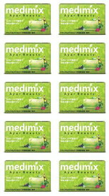 メディミックス アロマソープ フレッシュグリーン 10個セット medimix 石鹼 正規輸入品