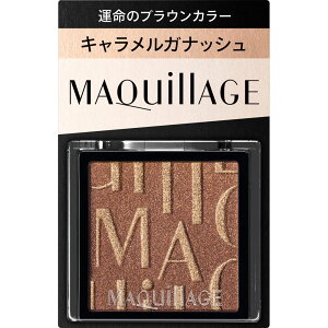 資生堂 マキアージュ カスタマイズアイカラー シングル 運命のブラウンカラー BR533 キャラメルガナッシュ【配送A】