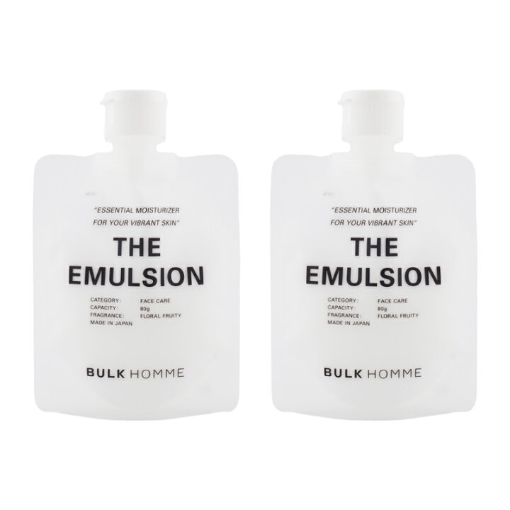 楽天市場】[2個セット]BULK HOMME バルクオム ザ エマルジョン 80g 