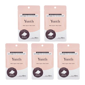 [5�Z�b�g]Yunth �����X �}���` �X�N�G�A �V�[�g�}�X�N 10������ 24mL �����p �������T�C�Y ���s �~�j�T�C�Y[�M�t�g���b�s���O�Ή�]