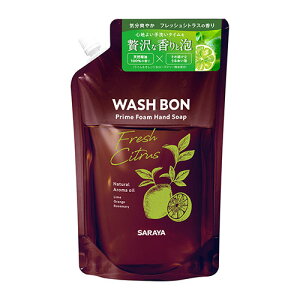 �E�H�V���{�� �n���h�\�[�v �v���C���t�H�[�� �t���b�V���V�g���X�̍��� �l�֗p 500ml WASH BON �T����(SARAYA)