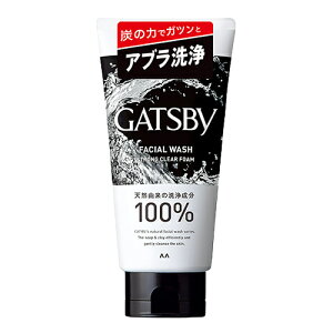 ギャツビー(GATSBY) フェイシャルウォッシュ ストロングクリアフォーム 130g メンズ洗顔フォーム マンダム(mandom)
