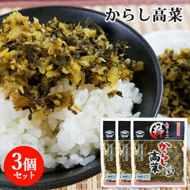 九州産高菜使用 粋からし高菜 150g×3個セット 純正100%ウコン 契約栽培農家 HACCP認定 若山食品