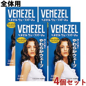 全体用 やわらかウェーブ ウェーブパーマ液 ダメージヘア用 4個セット パーマ 自宅 お家 自分で セルフパーマ ベネゼル(VENEZEL) ダリヤ(DARIYA)【送料込】