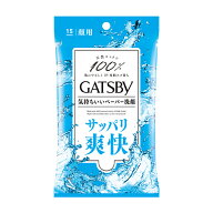 ギャツビー(GATSBY) フェイシャルペーパー 爽やかなフレッシュアクアの香り 15枚入 メンズ汗拭きシート …