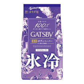 ギャツビー(GATSBY) アイスデオドラント ボディペーパー アイスフルーティ 徳用タイプ 30枚入 マンダム(mandom)