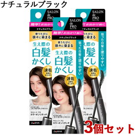 3個セット 【ナチュラルブラック】カラーオンリタッチ 白髪かくしEX 15ml サロンドプロ(SALON de PRO) ダリヤ(DARIYA)【送料込】