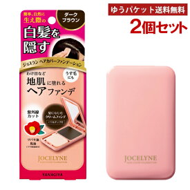 柳屋 ジョスラン ヘアカバーファンデーション ダークブラウン 13g×2個セット YANAGIYA【メール便送料込】【今だけSALE】