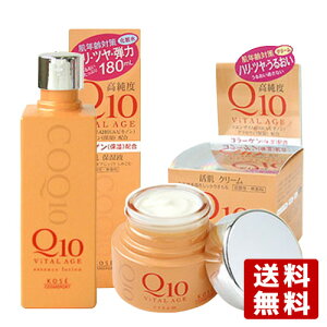 Q10 oC^GCW N΍ N[ 40g  [V ێt 180ml ViTAL AGE R[Z[RX|[g(KOSE COSMEPORT)y(kC)z