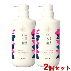 2個セット いち髪(Ichikami) なめらかスムースケア シャンプー ポンプ 480ml クラシエ(Kracie)【送料込】