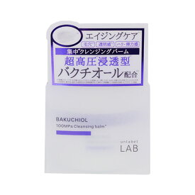 コスメカンパニー アンレーベル ラボ unlabel LAB BKクレンジングバーム 90g メイク落とし 洗顔 毛穴 たるみ エイジングケア バクチオール ジェイピーエスラボ JPS LABO