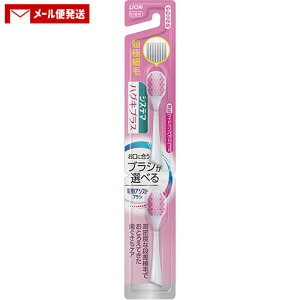 システマ ハグキプラス LION電動アシストブラシ 付替ブラシ 超極細毛 やわらかめ 2本入 ライオン(LION)【メール便発送】
