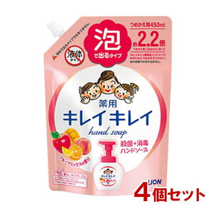 LCLC pAnh\[v t[c~bNX̍ l ߂p ^TCY(450ml)×4Zbg nh\[v CI(LION)y(kC)z