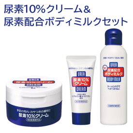 尿素10%クリーム (チューブ60g+ジャー100g) ＆ 尿素配合ボディミルク 150mL セット ファイントゥデイ(Fine Today) 【送料込】