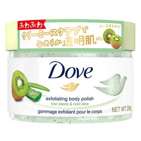 ダヴ(Dove) クリーミースクラブ キウイ＆アロエ 298g 角質オフ＆保湿ケア ボディスクラブ 顔以外の全身に使用可 ユニリーバ(Unilever)