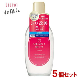 薬用 リンクルホワイト ローション 170ml×5個セット 化粧水 シワ改善 美白 エイジングケア 医薬部外品 明色化粧品(MEISHOKU)【送料込】