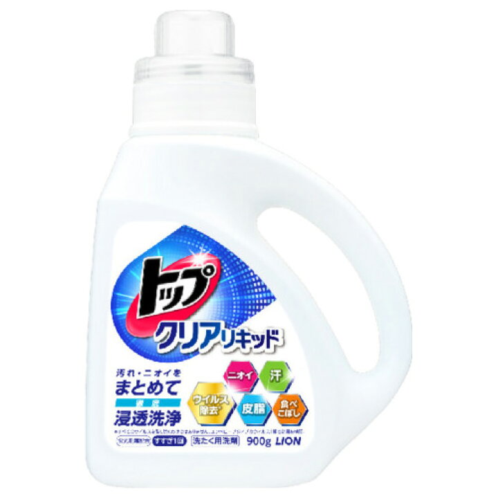 楽天市場】ライオン トップ クリアリキッド 900g アクアフローラルの 