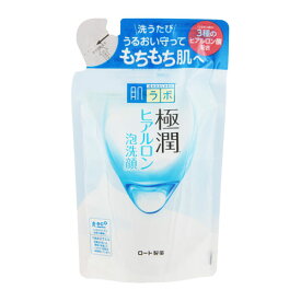 肌研(ハダラボ hadalabo) 極潤 ヒアルロン泡洗顔 つめかえ用 140ml ロート製薬(ROHTO)