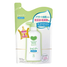 牛乳石鹸 無添加シャンプー さらさら つめかえ用 380ml カウブランド(COW)