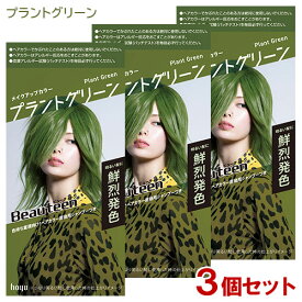 【3個セット】 ビューティーン(Beauteen) メイクアップカラー プラントグリーン 医薬部外品 ホーユー(hoyu) 【送料込(北海道除く)】