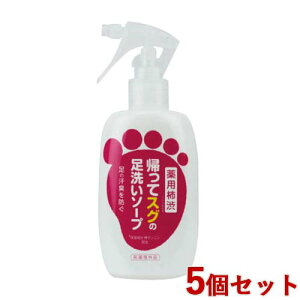 薬用柿渋 帰ってスグの足洗いソープ 250ml×5個セット 医薬部外品 マックス石鹸(MAX)【送料込(北海道除く)】