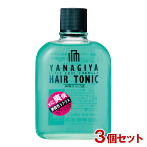  wAgjbN VgX u^Cv 240ml×3Zbg HAIR TONIC YANAGIYAy(kC)zyZ[z