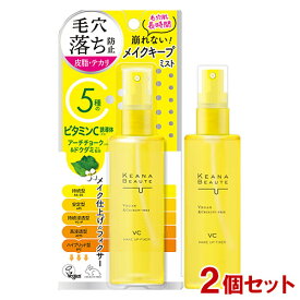 ケアナボーテ 毛穴肌メイクアップフィクサーVC 85ml×2個セット メイクキープミスト ビタミンC誘導体 皮脂・汗に強い 超微粒子ミスト KEANA BEAUTE 明色化粧品(MEISHOKU)【送料込(北海道除く)】