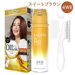 �������� �I�C�����b�`�N���[���w�A�J���[ 4WB �X�C�[�g�u���E�� �����v�b�V�� �T�����h�v�� SALON de PRO �_����(DARIYA)