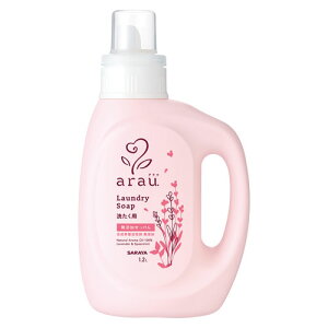 アラウ 無添加 洗濯用せっけん 本体 1.2L 液体洗剤 柔軟剤なしでも繊維本来のふっくらした仕上がりに arau. サラヤ(SARAYA)