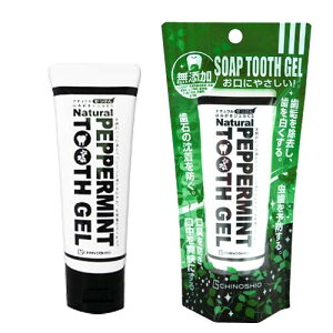 地の塩社 ちのしお ナチュラルせっけんはみがきジェルCS 80g 無添加 CHINOSHIO